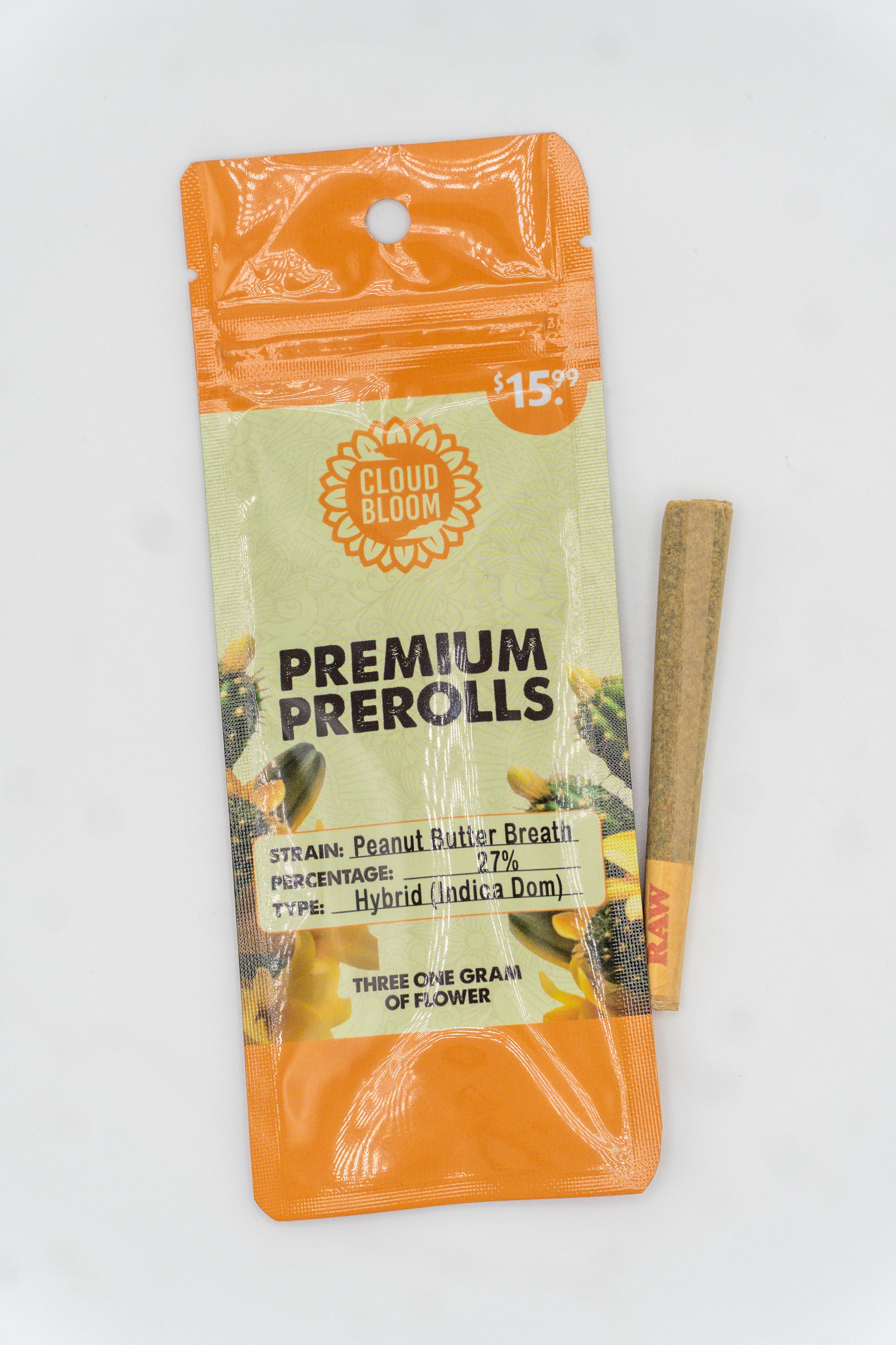 Peanut Butter Breath Three pack Prerolls